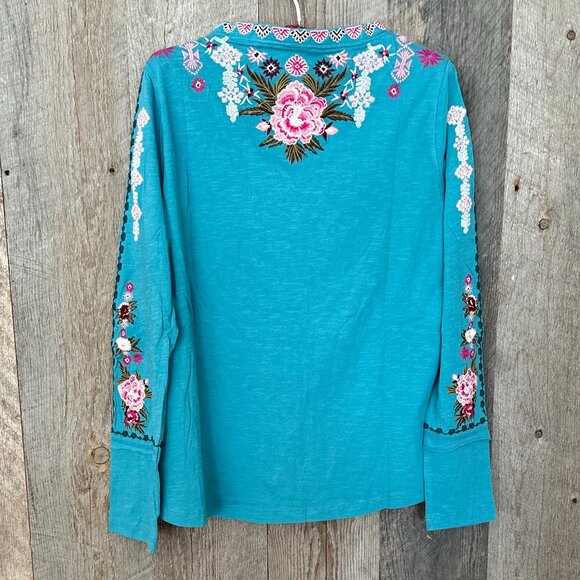 Sundance Embroidered Floral Shirt - Picture 8 of 10